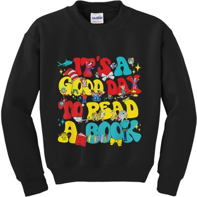 Its A Good Day To Read Book Across America Kids Sweatshirt