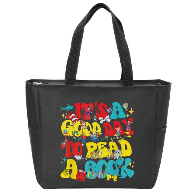 Its A Good Day To Read Book Across America Zip Tote Bag