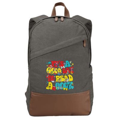 Its A Good Day To Read Book Across America Cotton Canvas Backpack