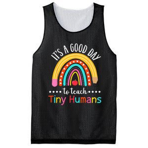 Its A Good Day To Teach Tiny Humans Funny Teacher Teaching Mesh Reversible Basketball Jersey Tank