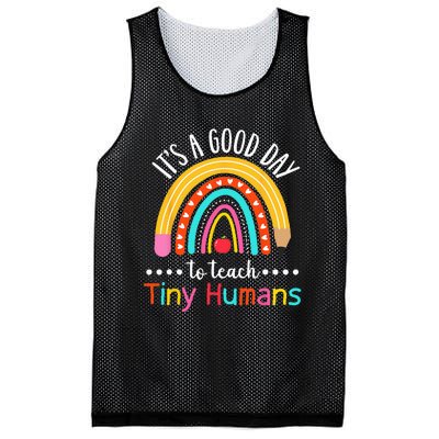 Its A Good Day To Teach Tiny Humans Funny Teacher Teaching Mesh Reversible Basketball Jersey Tank