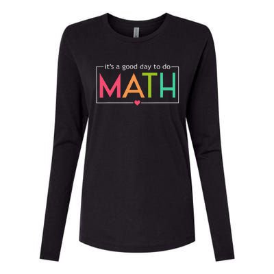 Its A Good Day To Do Math Test Day Womens Cotton Relaxed Long Sleeve T-Shirt