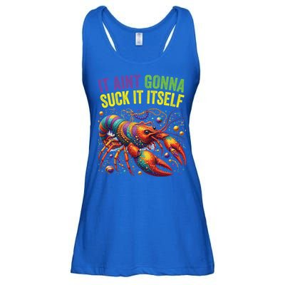 It Aint Gonna Suck Itself Crawfish Funny Mardi Gras Cool Gift Ladies Essential Flowy Tank