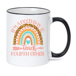 Its A Good Day To Teach Fourth Grade 4Th Grade Teacher Gift 11oz Black Color Changing Mug