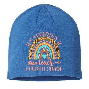 Its A Good Day To Teach Fourth Grade 4Th Grade Teacher Gift Sustainable Beanie