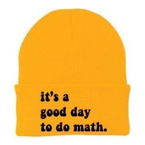 It's A Good Day To Do Math Knit Cap Winter Beanie