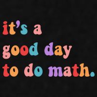 It's A Good Day To Do Math Ladies PosiCharge Tri-Blend Wicking Tank