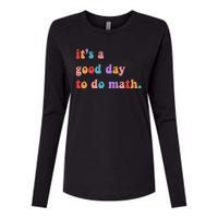 It's A Good Day To Do Math Womens Cotton Relaxed Long Sleeve T-Shirt