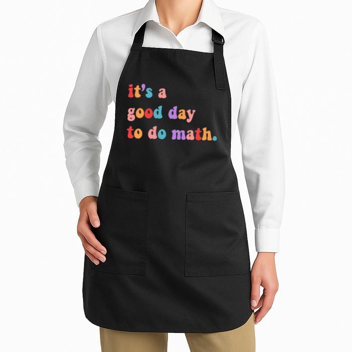 It's A Good Day To Do Math Apron