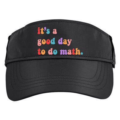 It's A Good Day To Do Math Adult Drive Performance Visor