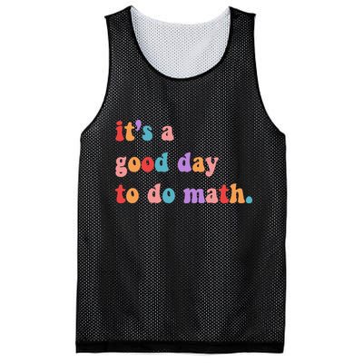 It's A Good Day To Do Math Mesh Reversible Basketball Jersey Tank