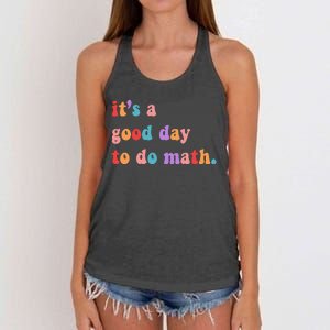 It's A Good Day To Do Math Women's Knotted Racerback Tank