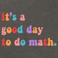 It's A Good Day To Do Math Cotton Canvas Backpack