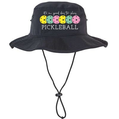 Its A Good Day To Play Pickleball Sport Pickleball Bucket Hat