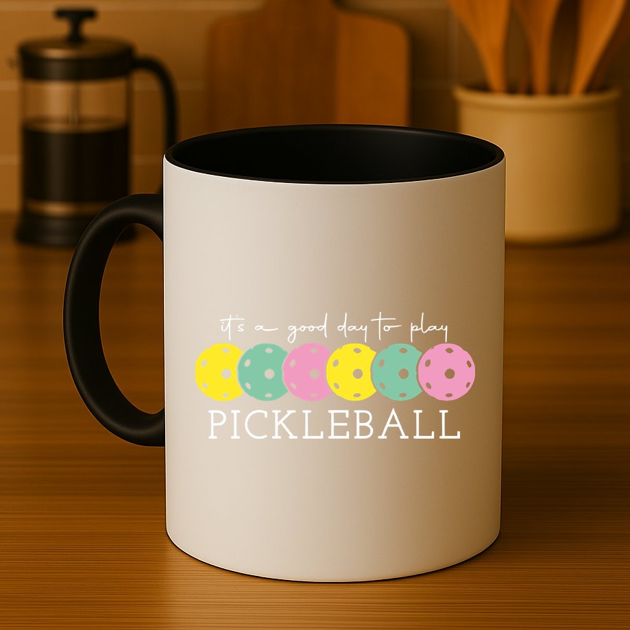 Its A Good Day To Play Pickleball Sport Pickleball Mug