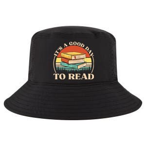 It's A Good Day To Read Tee Retro Book Lover Gift Cool Comfort Performance Bucket Hat