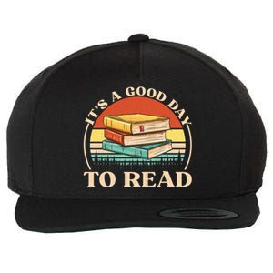 It's A Good Day To Read Tee Retro Book Lover Gift Wool Snapback Cap