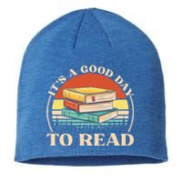 It's A Good Day To Read Tee Retro Book Lover Gift Sustainable Beanie