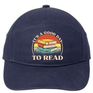 It's A Good Day To Read Tee Retro Book Lover Gift 7-Panel Snapback Hat