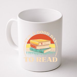 It's A Good Day To Read Tee Retro Book Lover Gift Coffee Mug