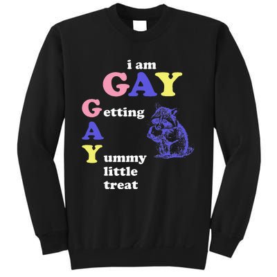 I Am Gay Getting A Yummy Little Treat Apparel Sweatshirt