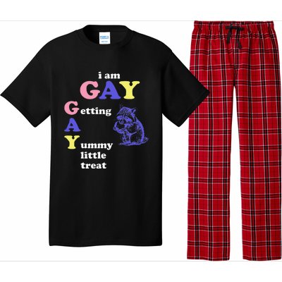 I Am Gay Getting A Yummy Little Treat Apparel Pajama Set