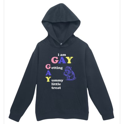 I Am Gay Getting A Yummy Little Treat Apparel Urban Pullover Hoodie