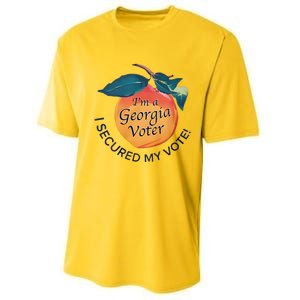 IM A Georgia Voter I Secured My Vote For Kamala Harris Performance Sprint T-Shirt