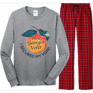 IM A Georgia Voter I Secured My Vote For Kamala Harris Long Sleeve Pajama Set