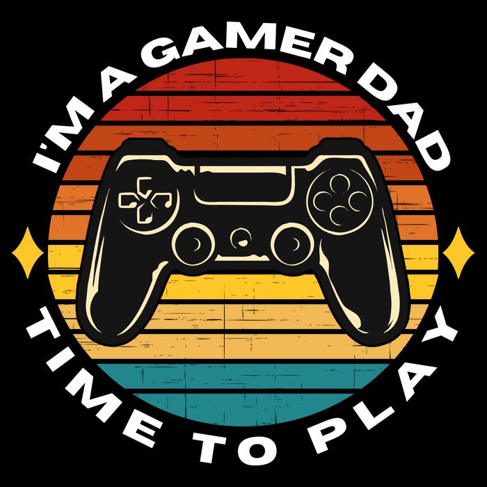 I'm A Gamer Dad Time To Play, Funny Gamer, Funny Dad Cooling Performance Crew T-Shirt