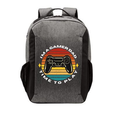 I'm A Gamer Dad Time To Play, Funny Gamer, Funny Dad Vector Backpack