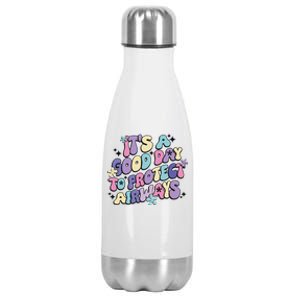 Its A Good Day To Protect Airways Respiratory Therapist Stainless Steel Insulated Water Bottle