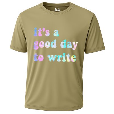 ItS A Good Day To Write Funny Writing Teachers Cooling Performance Crew T-Shirt