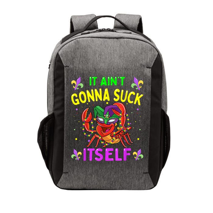 It Aint Gonna Suck Itself Crawfish Funny Mardi Gras Vector Backpack