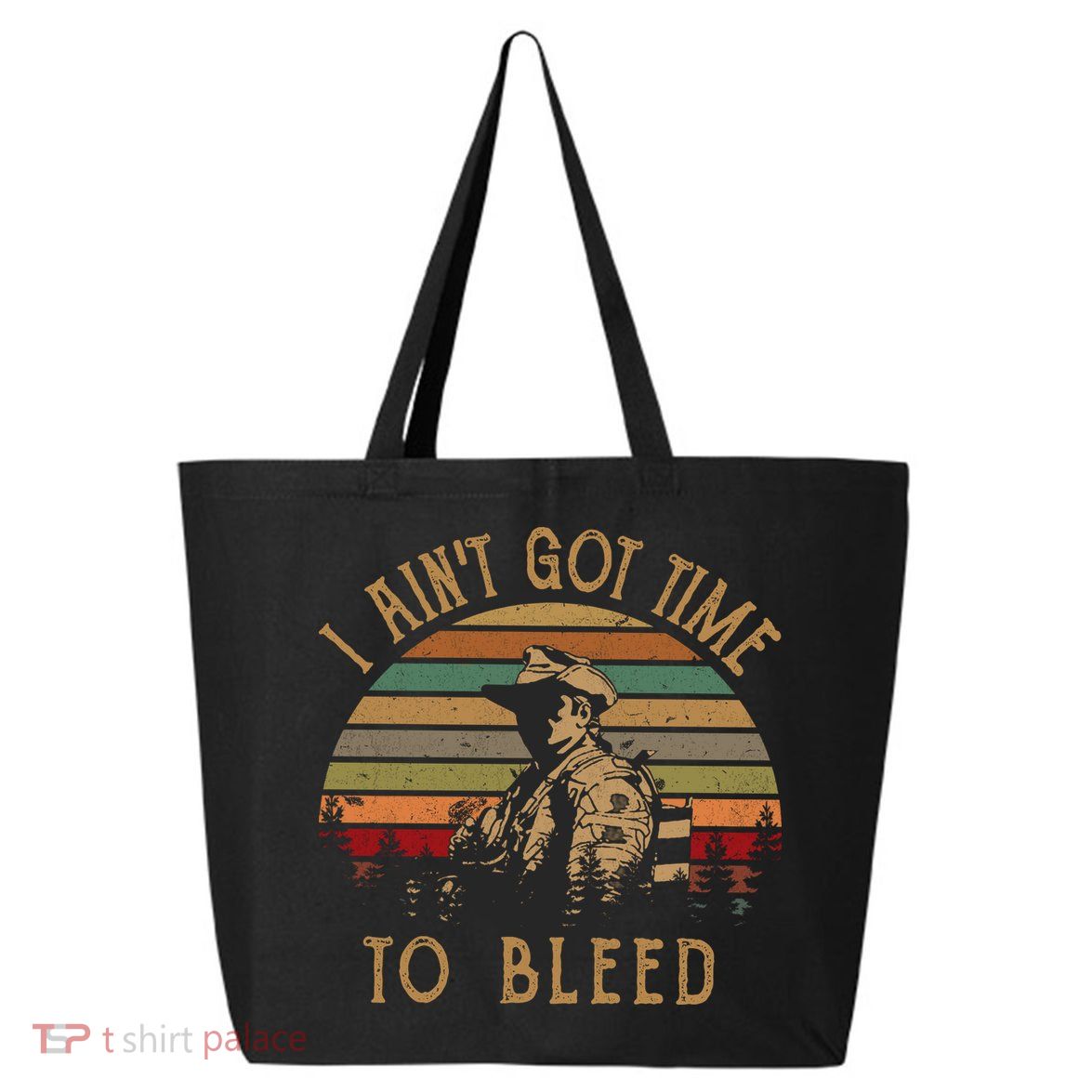 I Ain't Got Time To Bleed Vintage Movie 25L Jumbo Tote