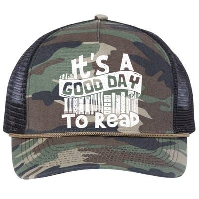 Its A Good Day To Read Retro Rope Trucker Hat Cap