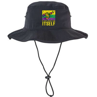 It Ain’T Gonna Suck Itself Funny Crawfish Mardi Gras Vintage Cool Gift Bucket Hat