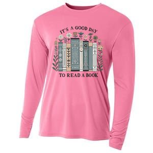 ItS A Good Day To Read A Book Cooling Performance Long Sleeve Crew