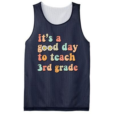 Its A Good Day To Teach 3rd Grade Third Grade Teacher Mesh Reversible Basketball Jersey Tank