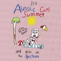 Its Autistic Girl Summer And Also On The Spectrum 25L Jumbo Tote