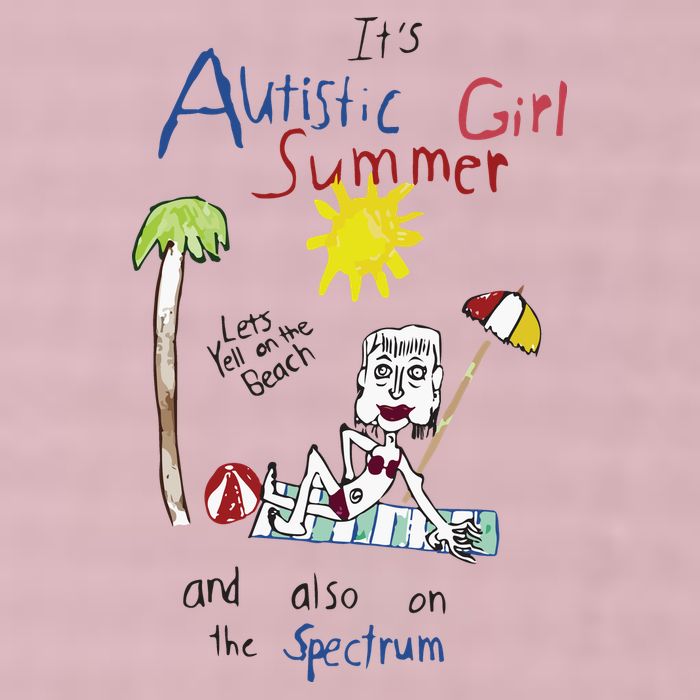 Its Autistic Girl Summer And Also On The Spectrum 25L Jumbo Tote