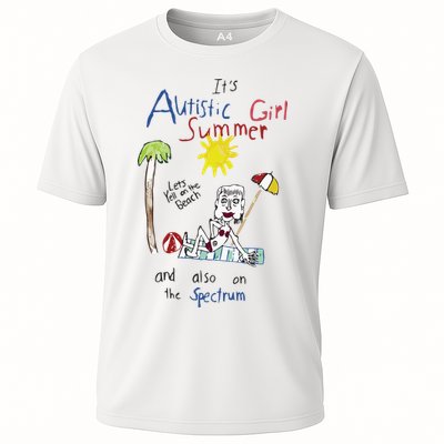 Its Autistic Girl Summer And Also On The Spectrum Performance Shirt
