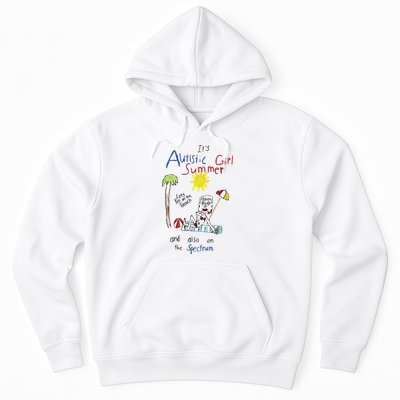 Its Autistic Girl Summer And Also On The Spectrum Hoodie