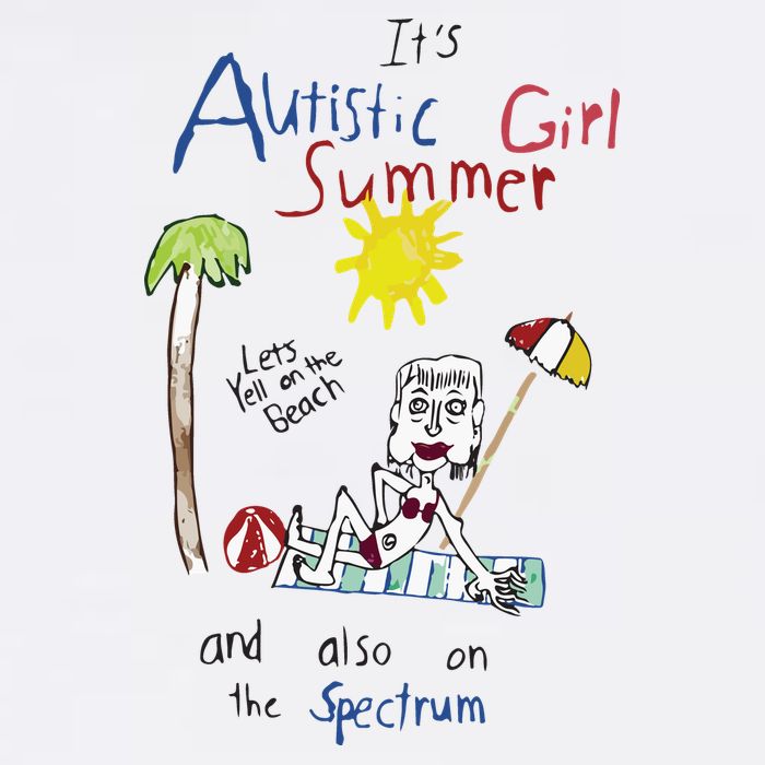 Its Autistic Girl Summer And Also On The Spectrum Hoodie