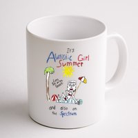 Its Autistic Girl Summer And Also On The Spectrum Mug