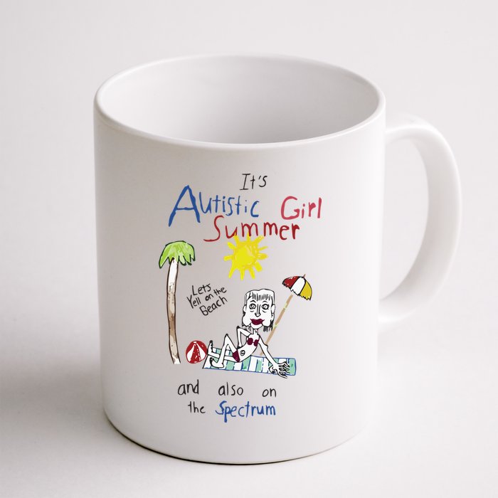 Its Autistic Girl Summer And Also On The Spectrum Mug