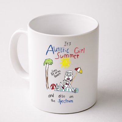 Its Autistic Girl Summer And Also On The Spectrum Mug