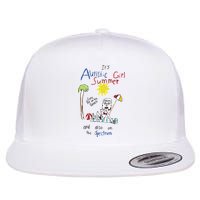 Its Autistic Girl Summer And Also On The Spectrum Flat Bill Trucker Hat