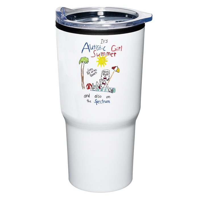 Its Autistic Girl Summer And Also On The Spectrum Tumbler