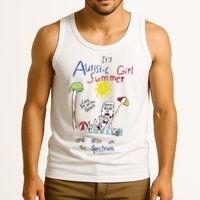 Its Autistic Girl Summer And Also On The Spectrum Tank Top